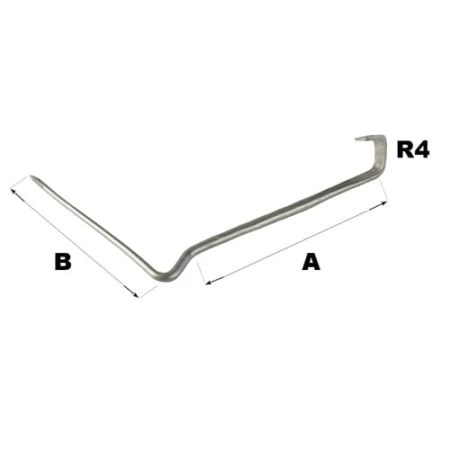 Spinka uniwersalna do dachówki ceramicznej MD 409 (R4) - op. 100 szt.