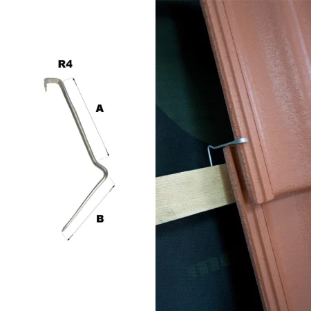 Spinka uniwersalna do dachówki ceramicznej MD 409 (R4) - op. 100 szt.