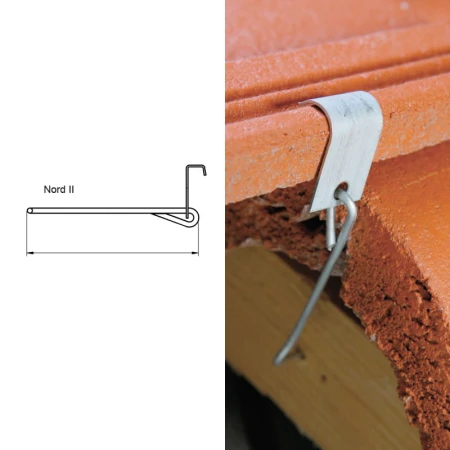 Spinka boczna do dachówki cementowej (Nord II) - op. 100 szt.