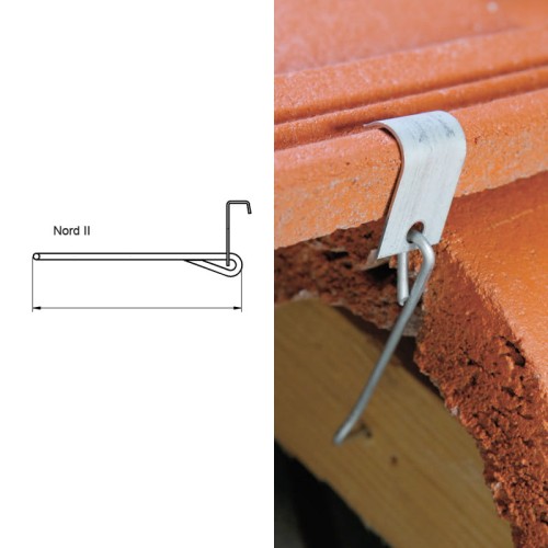 Przejdź do produktu Spinka  boczna do dachówki cementowej (Nord II) - op. 250 szt.