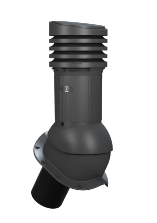 Kominek wentylacyjny (izolowany) EVO do blachodachówek i blach trapezowych Antracyt