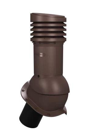 Kominek wentylacyjny (izolowany) EVO do blachodachówek i blach trapezowych Brazowy