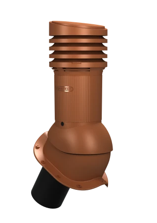 Kominek wentylacyjny (izolowany) EVO do blachodachówek i blach trapezowych Ceglasty