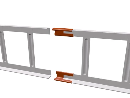 Łącznik płotka przeciwśniegowego