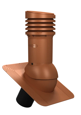 Kominek wentylacyjny (izolowany) EVO pod pokrycia bitumiczne Ceglasty