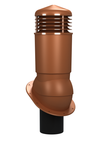 Przejdź do produktu Kominek wentylacyjny (izolowany) PLUS - NORMAL na pokrycia bitumiczne, blachy płaskie, rąbek - fi 125