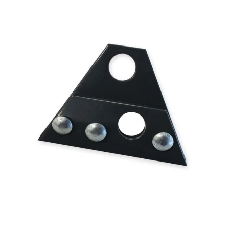 Uchwyt bariery do rąbka.