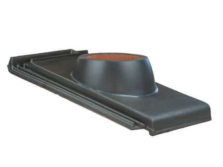 Dachówka przejściowa ceramika gazowa