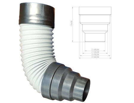 rura przyłączeniowa z redukcją
