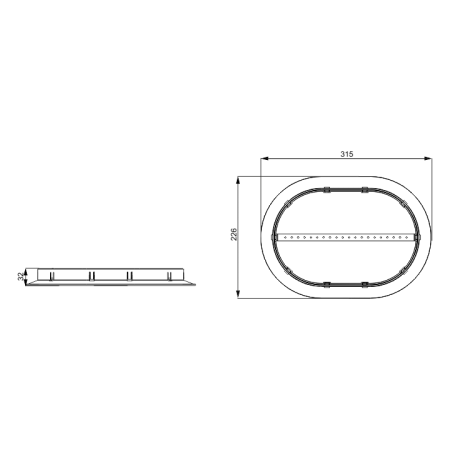 Kołnierz uszczelniający do membrany